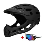 Мотоциклетный шлем на все лицо, для мужчин