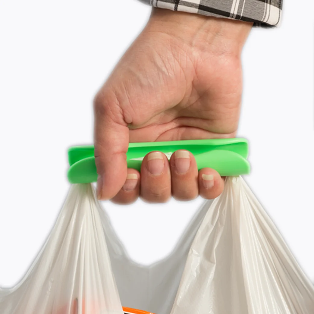 Набор из 5 предметов. Ручки для перевозки пакетов. Держатель для продуктовых сумок. Бутылочная ручка. Защита для рук. Органайзер-зажим для переноски. Защитный инструмент для переноски. Держатель для еды.