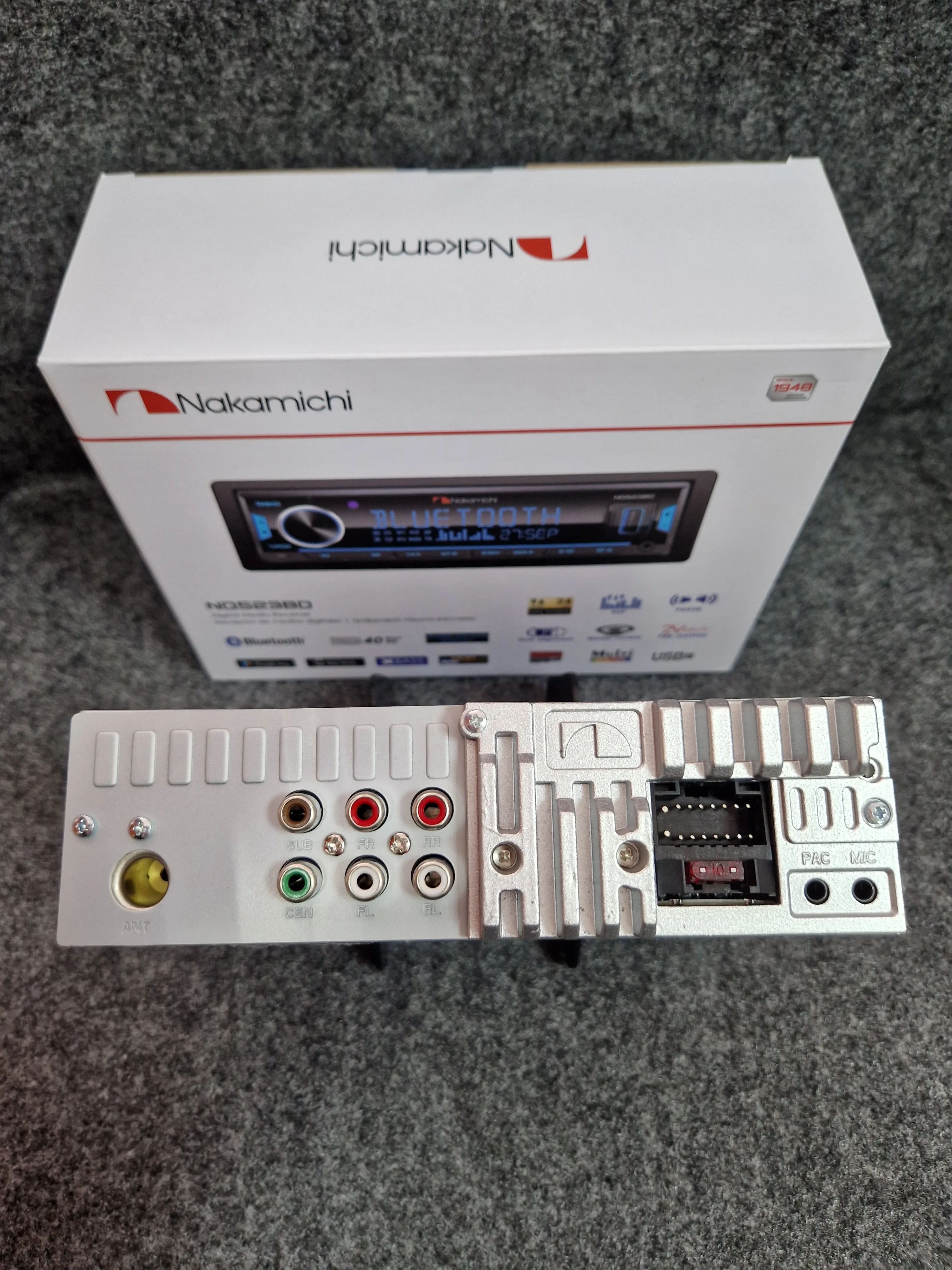 Процессорная Автомагнитола Nakamichi NQ523BD / DSP-процессор 4х50Вт Bluetooth FLAC MP3 RGB Эквалайзер