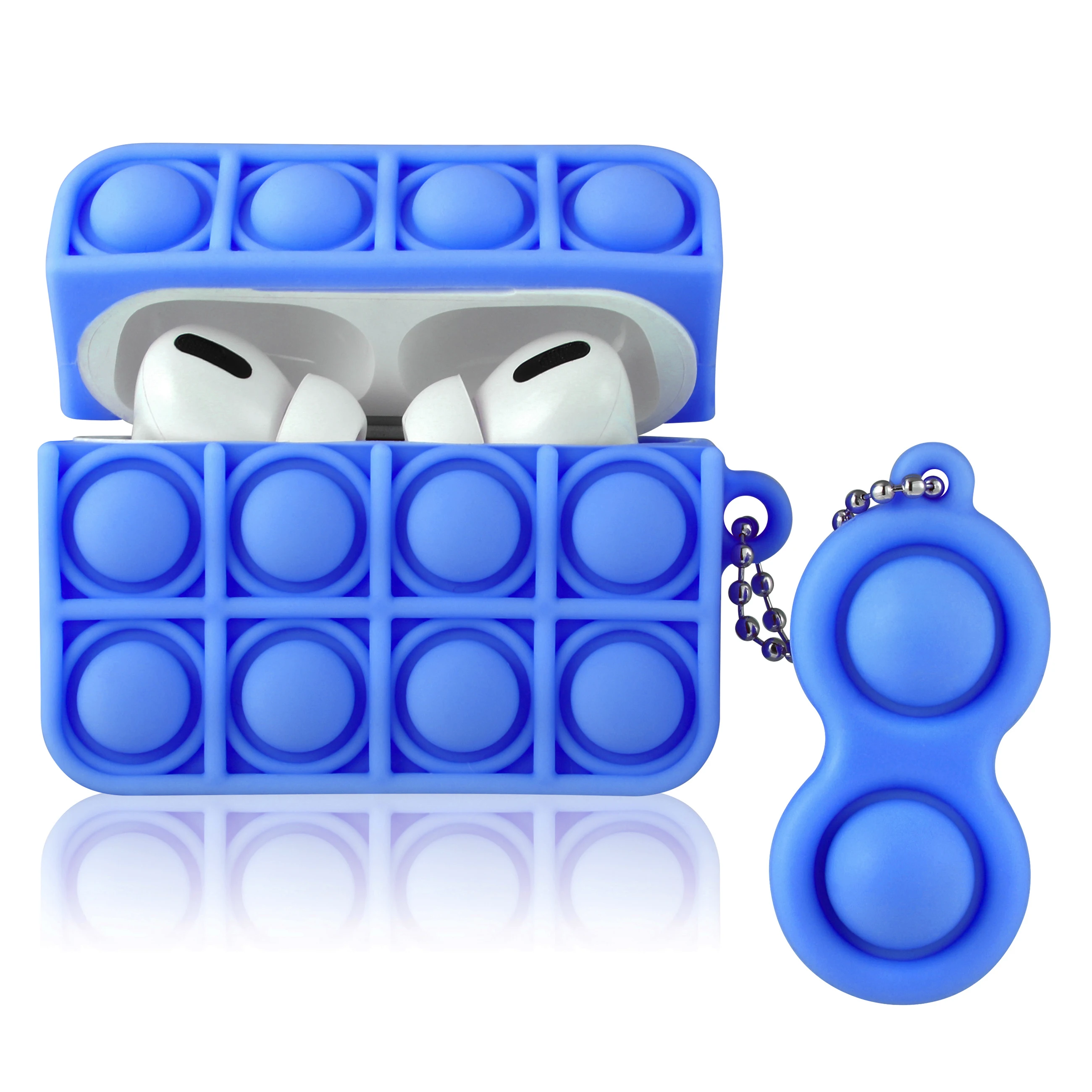 

Factory Wholesale 3D Bubble Decompression Earphone Protective Shell Anti-drop Silicone Material For Airpod 3 Case