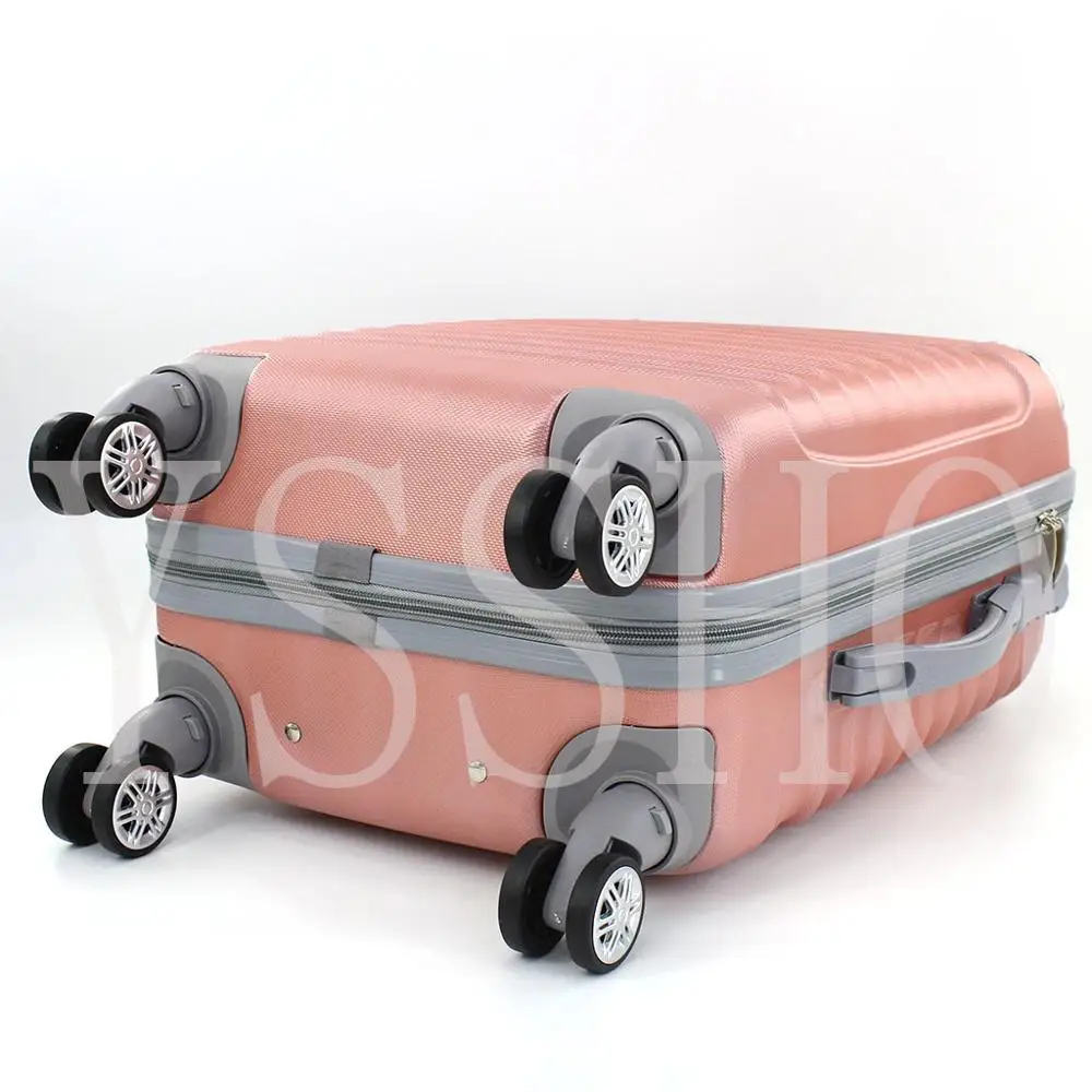 Suitcase Airplane Handluggage Travel Cabin Trolley ABS Rigid 4 Wheels 52x32x20