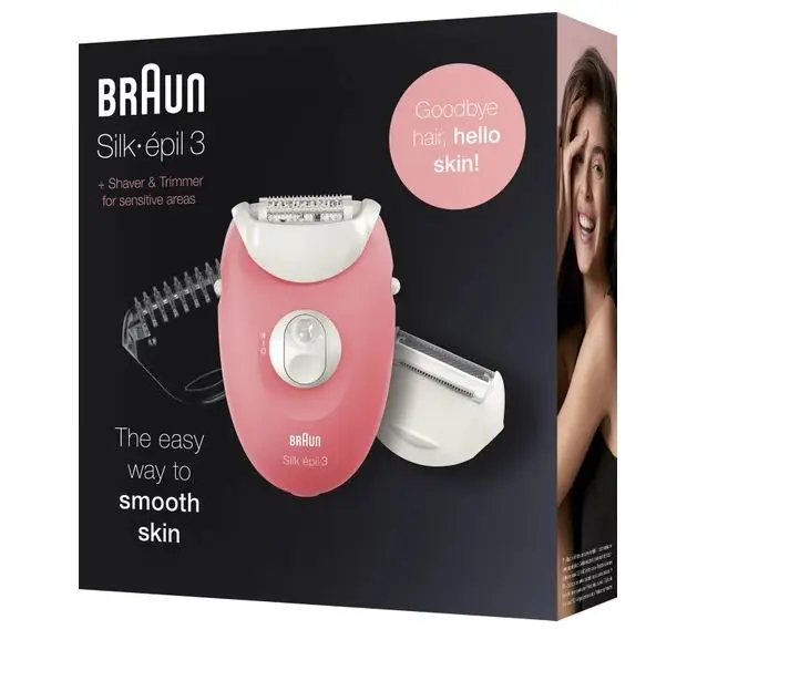 Портативный Электрический свободный Эпилятор Braun Silk-epil 3 3440 женский эпилятор