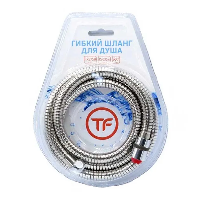Шланг для душа Thermofix (FX2758 1 5-2 метра) Гибкий шланг из нержавеющей стали Душевой душ -