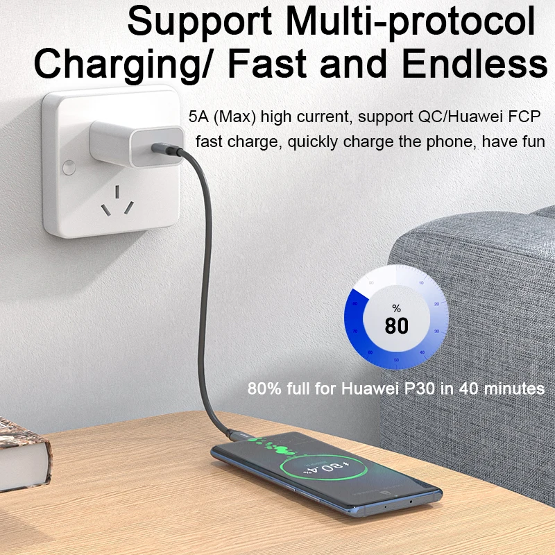 Полнофункциональный кабель Usb JH-LINK Type-C для Samsung Macbook Pro Ipad Pro2020 быстрая зарядка 3 1