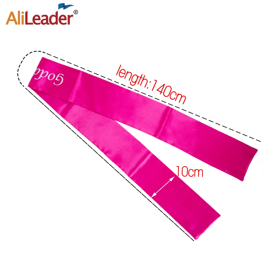 Недорогие атласные шарфы Alileader с краями для париков 4 цвета стандартная