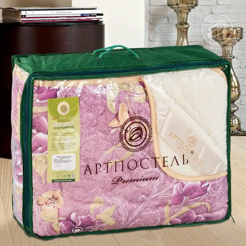 Покрывало &quotАртПостель&quot стеганое без меха Роза |