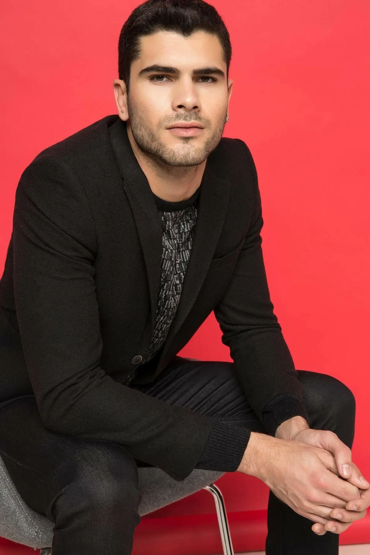 DeFacto модный черный деловой мужской блейзер высокое качество Осенний