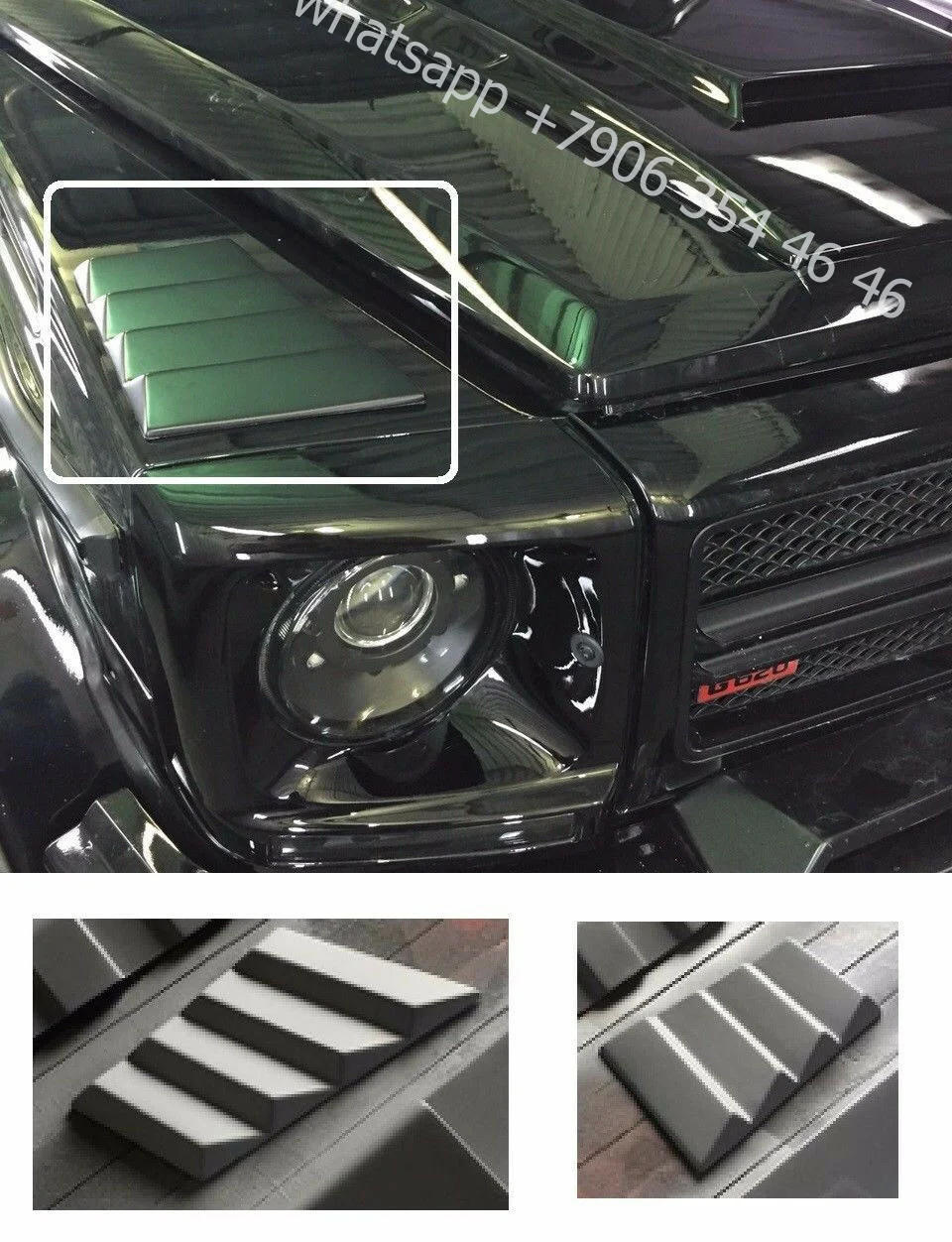 W463 Brabus G class fenders ABS plastic | Awnings &amp Shelters