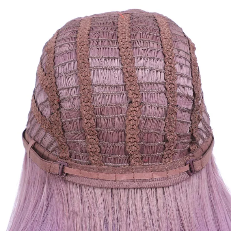 

Synthetic Lace Front Wig Costume Straight Purple Short Bob Colored Wigs Honey Pink Remy Full Machine Brazilian Wigs For Women