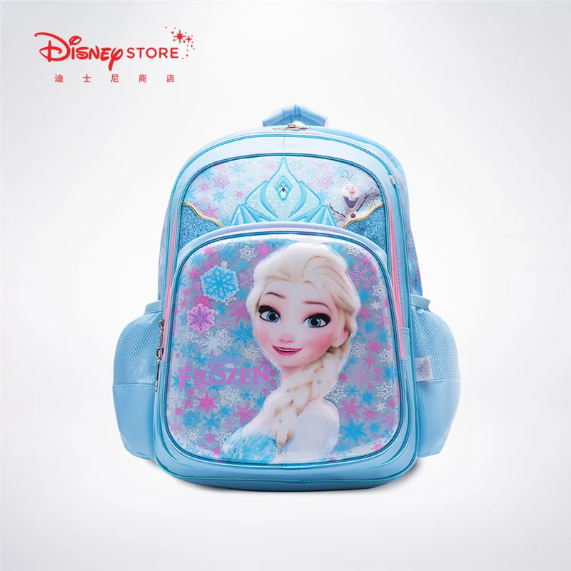 Disney Frozen Princess Alisa Cartoon Schoolbag Student Boy Girl Large Capacity Bag Outdoor Travel Waterproof Backpack Gifts