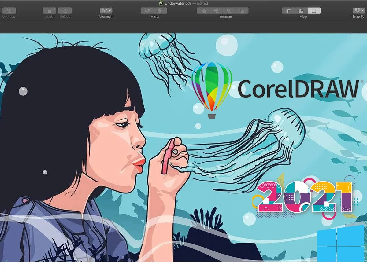 

Corel DRAW Graphics Suite 2021 New version