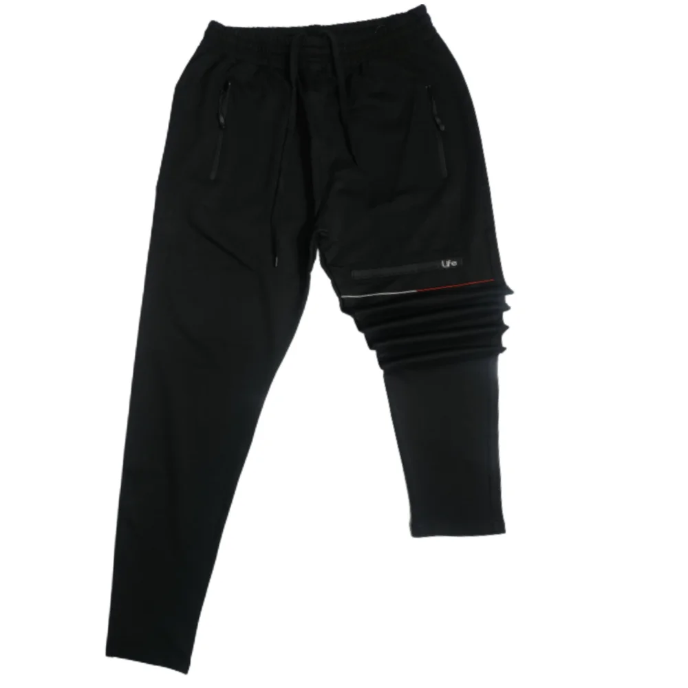 Men's Tracksuit Bottom Pants Sports Zippered Casual Stylish Sportswear Pajamas | Мужская одежда