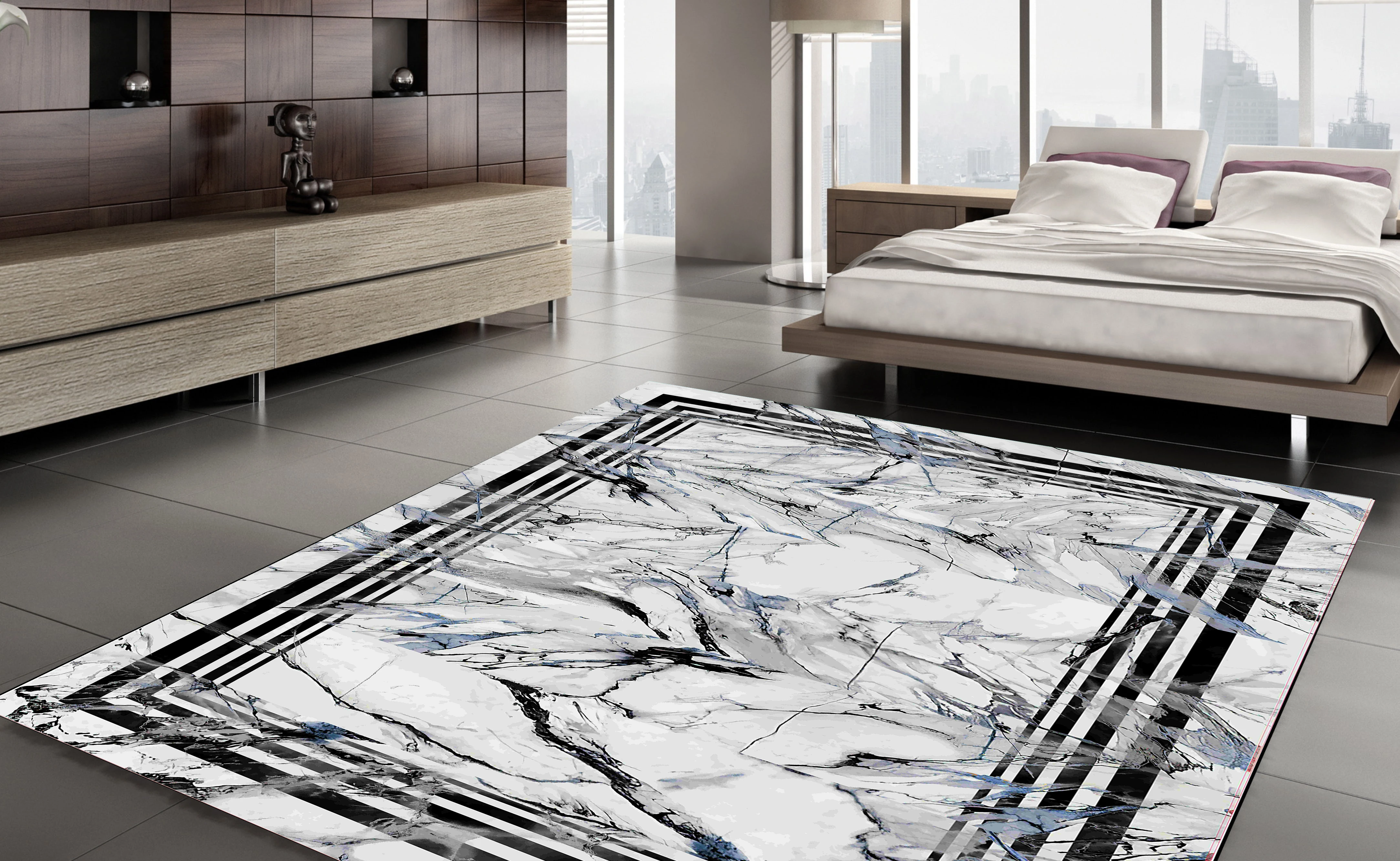 

Area Rug Fashion Carpet White Marble Turkish Vintage Floor Soft Rugs Non-Slip Home Decor Thick Runner Durable Carpets Kilim
