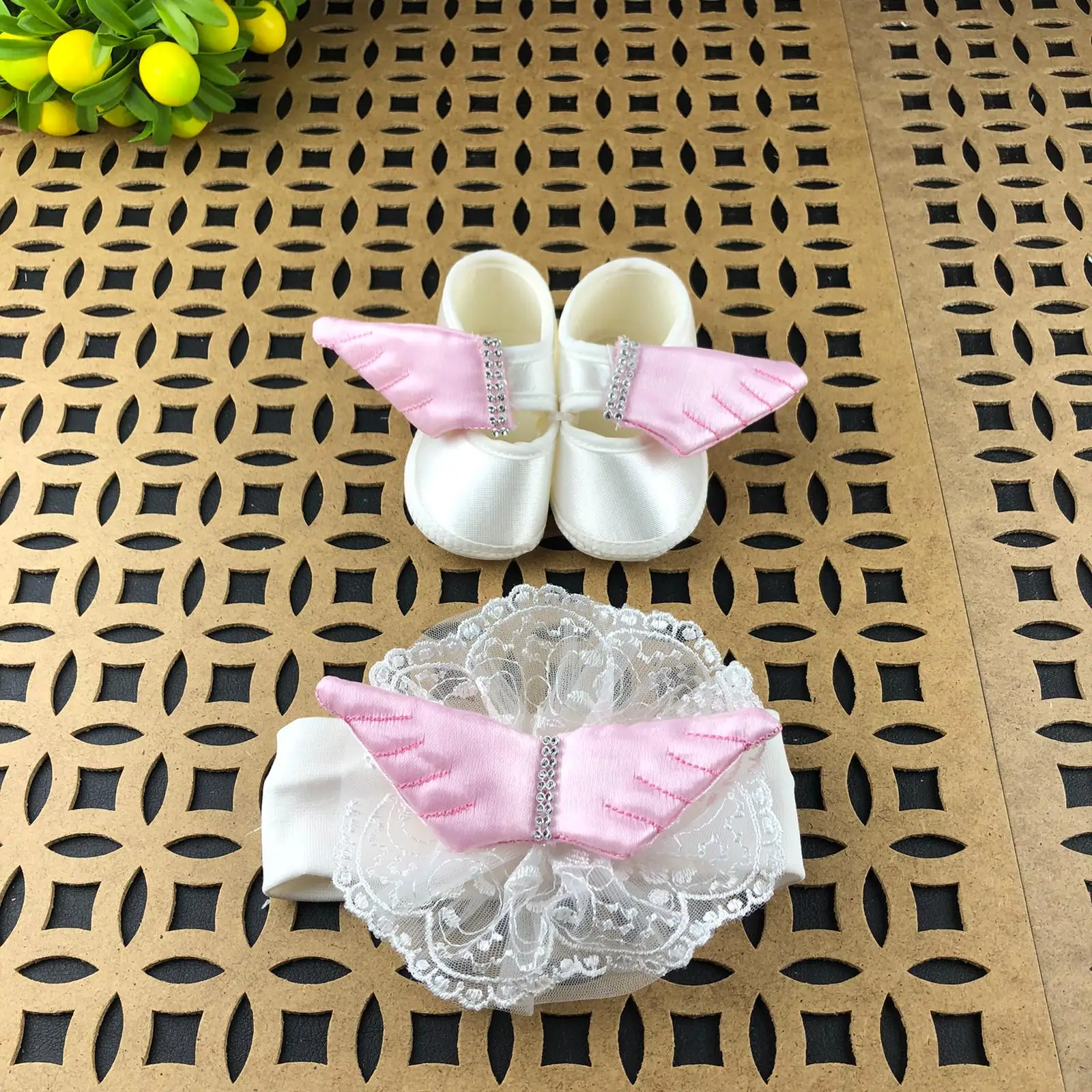 

Family Matching Outfits Baby Shower Maternity Photo Dress Slippers Shoes Headband Newborn Gift Mom Party Pregnancy Clothes