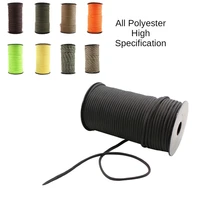 military paracord 100 meters 4mm 9 stand cores all polyester high specification camping climbing camping rope hiking clothesline