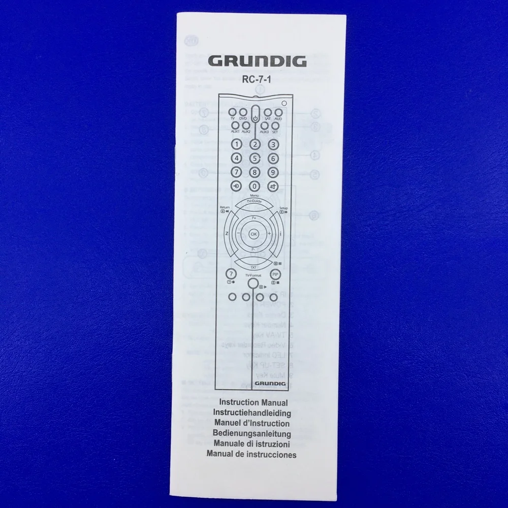 Пульт дистанционного управления универсальный GRUNDIG RC 7 1 [7в1]|Пульты ДУ| |
