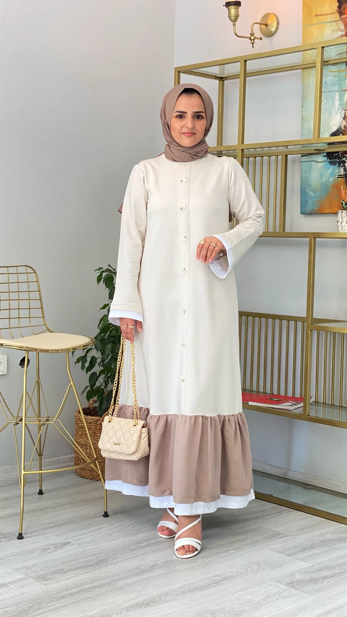 

MUSLIM FOUR SEASONS DÜĞMELİ SPORT DRESS/WOMEN FOUR SEASONS DÜĞMELİ DRESS GK13