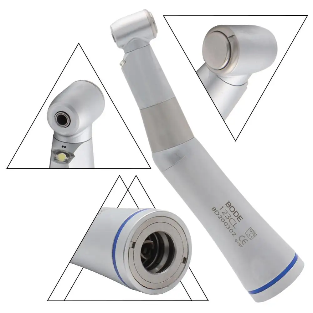 Стоматологический СВЕТОДИОДНЫЙ наконечник с углом наклона низкоскоростной