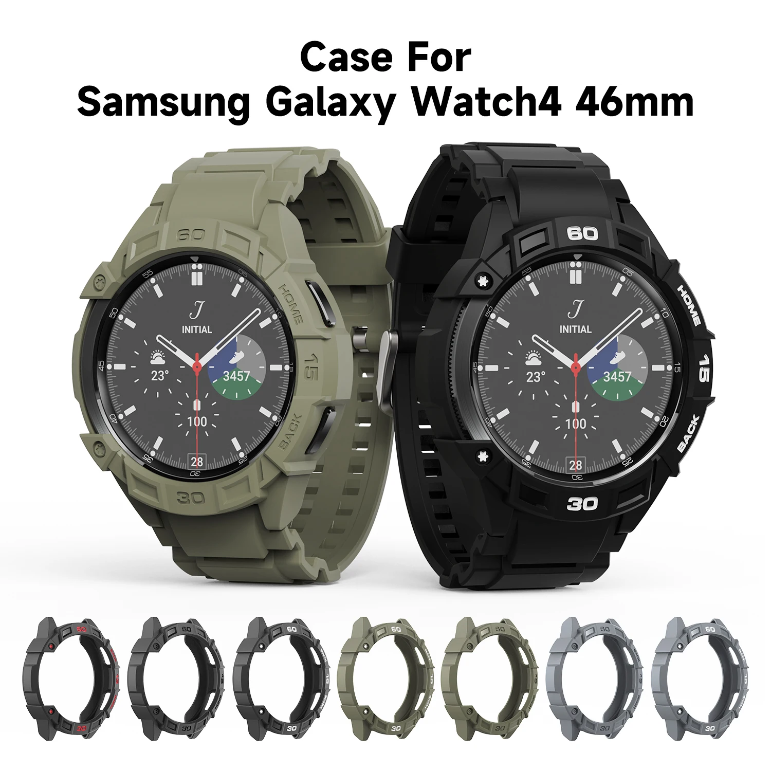 

Новинка 2022, для Samsung Galaxy Watch 4 Classic 46 мм, чехол из ТПУ, защитный чехол, ремешок, браслет, зарядное устройство для часов 4 46 мм Classic