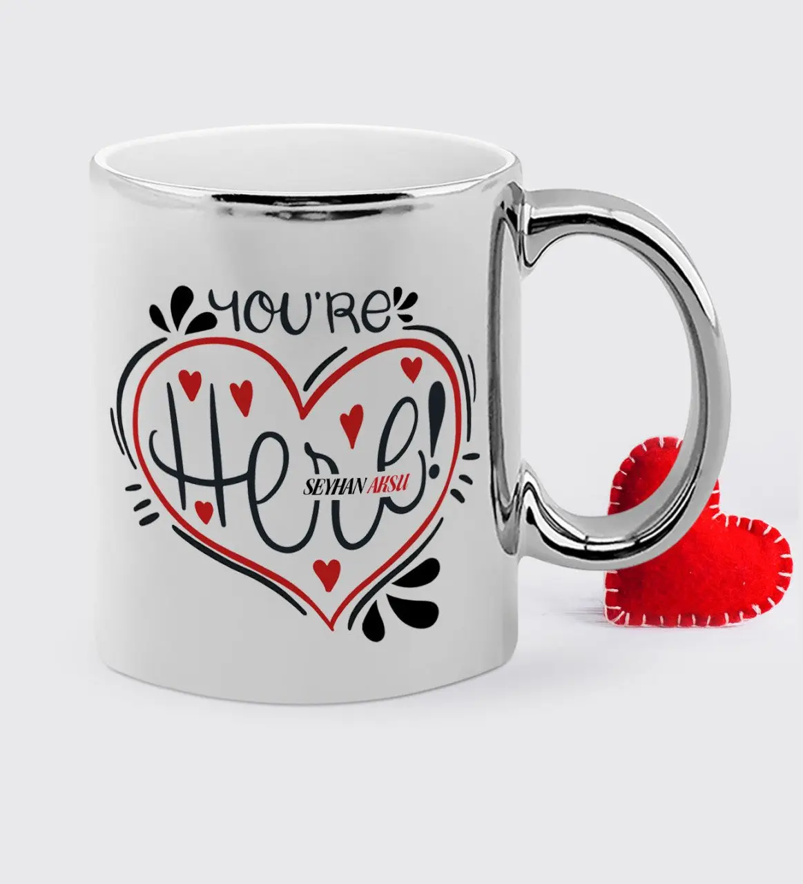 

Персонализированная хромированная чашка-83 на День Св. Валентина