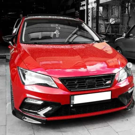 Зеркальный чехол для Seat Leon Mk3 5F FR Cupra 2012 2019 аксессуар яркий черный с Бэтменом