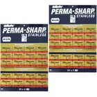Двойные лезвия для бритвы Perma-Sharp, 2 шт.200 шт.