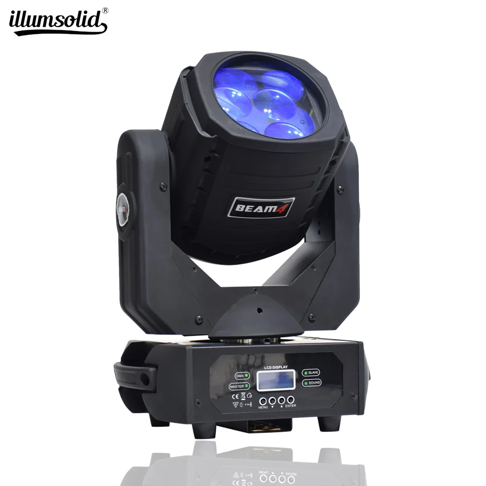 4x25W светодиодный светильник с движущейся головкой DMX512 сценический Dj
