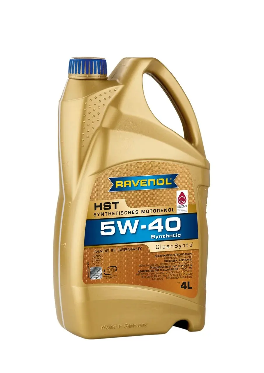 Моторное масло RAVENOL HST SAE 5W-40 (4л) | Автомобили и мотоциклы