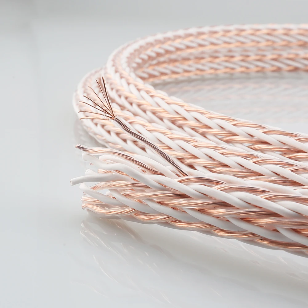 Высококачественный аудиокабель 12TC 8TC 4TC высокочистый для динамиков усилителей CD