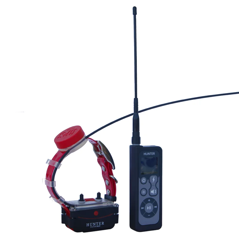 Localizador de perro por GPS, COLLAR con funci&oacute;n de entrenamiento para caza, impermeable, nuevo-0