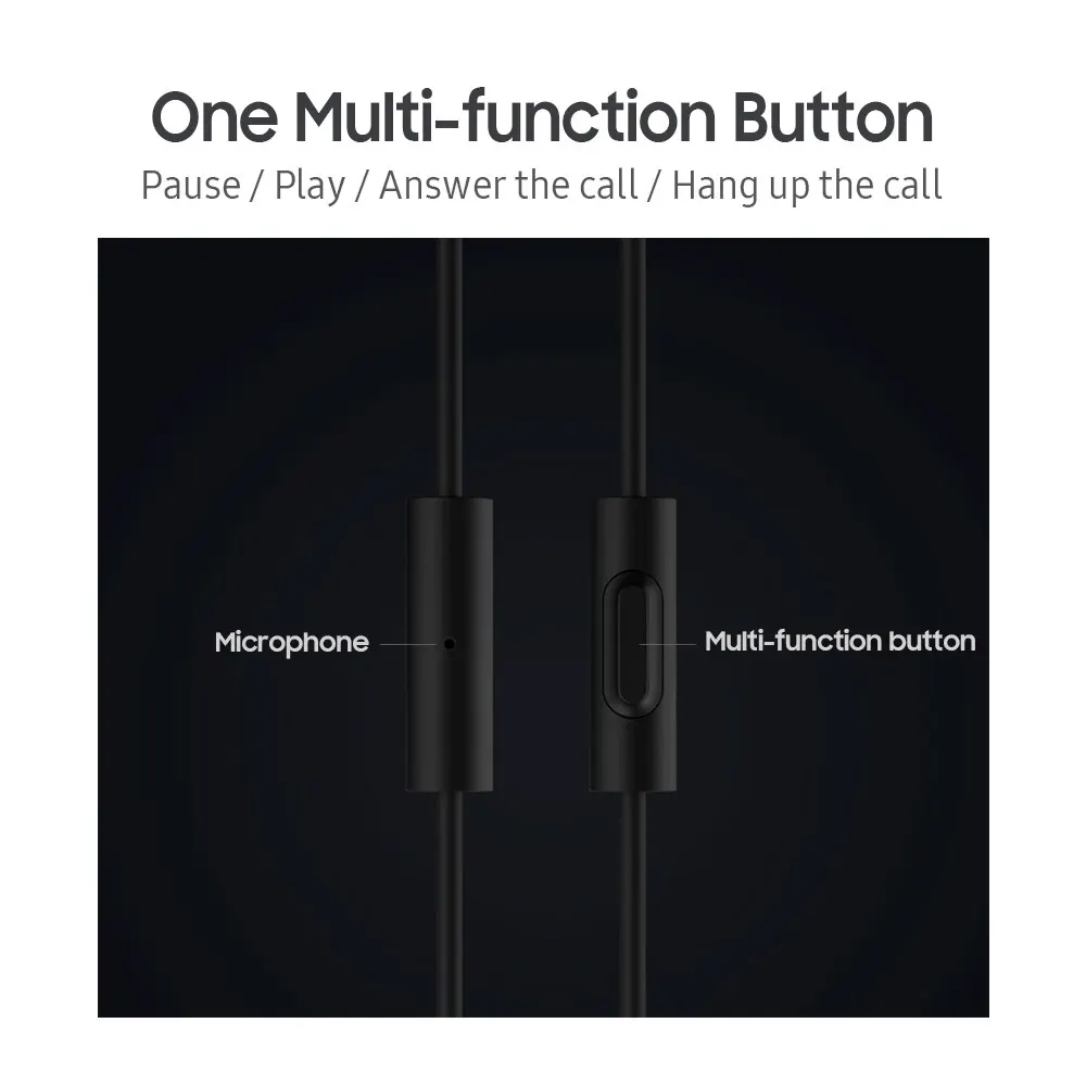 Наушники Xiaomi Single Dynamic Earphone DDQEJ05WM (black) 3 5 мм проводные с микрофоном | Электроника