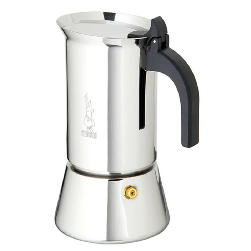 BIALETTI Brikka Moka Pot Coffee Maker, Original Bailetti Espresso Maker 2-4  Cup Kitchen Drip Stove Gas Best Delicious - AliExpress