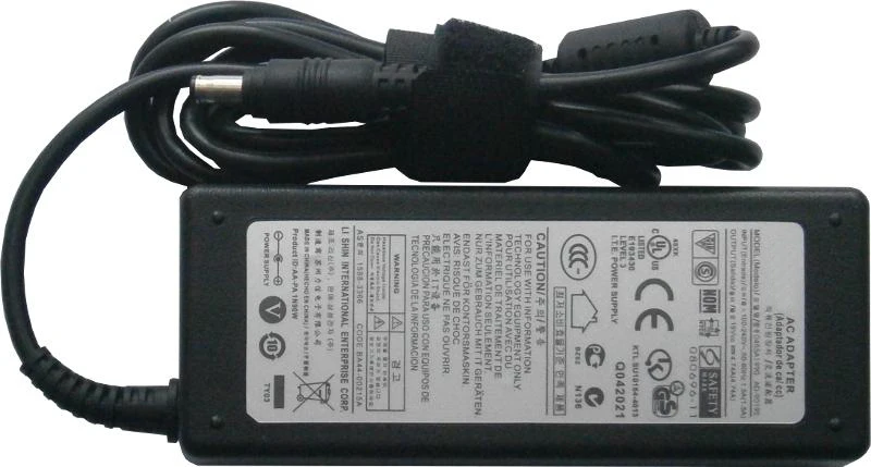 Power supply for laptop Samsung R60 R425 R525 np300v5a (19v 4.74a 90W/5 0X3 0 needle) |