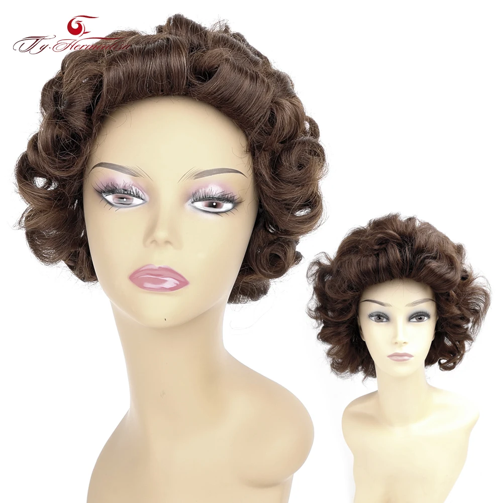 

Ty.Hermenlisa Synthetic Hair Wigs For Women 2021 Short Straight Lace Front Pixie Cut Wig 120g Human Hair Extensions