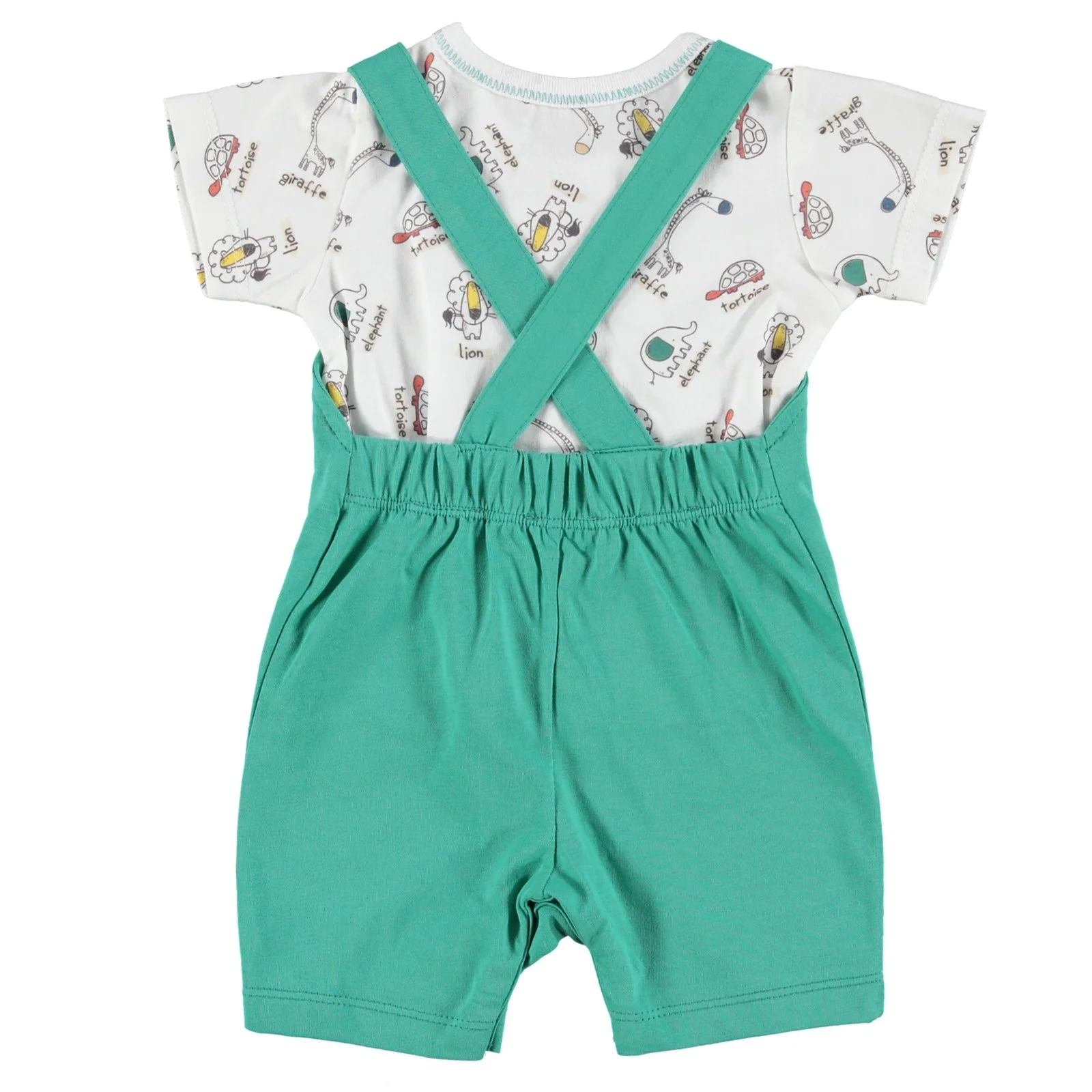 Ebebek HelloBaby baby boy Safari Theme короткий комбинезон набор футболок |