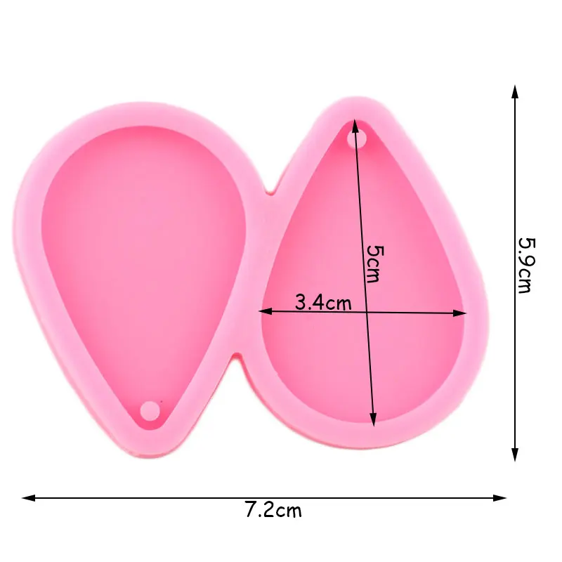 L/M/S Форма для сережек в форме капли воды форма ручной работы из эпоксидной смолы