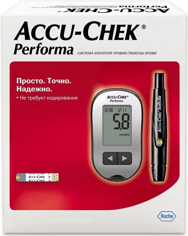 Глюкометр Акку-Чек Перформа (Accu-Chek Performa) | Красота и здоровье
