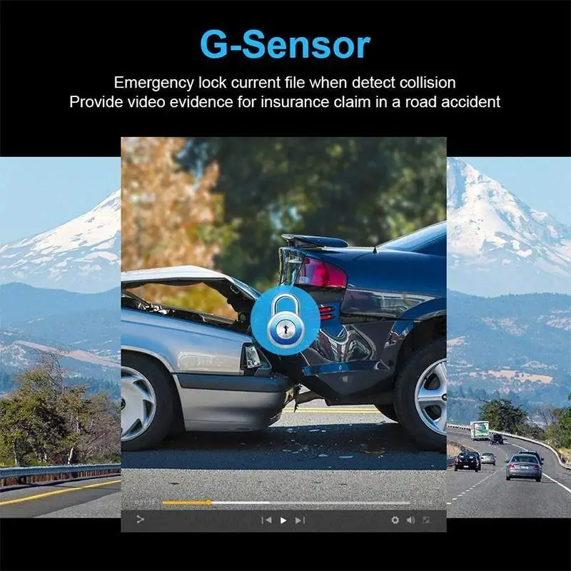 Car DVR Full HD 1080P Dash Camera Auto Cam Cycle Recording Night Vision Video Recorder Dashcam With Center Console | Автомобили и