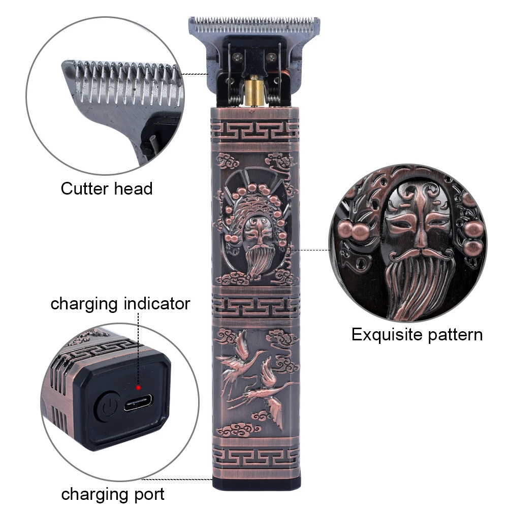 Профессиональные ножницы для стрижки USB Перезаряжаемые машинка волос в Opera