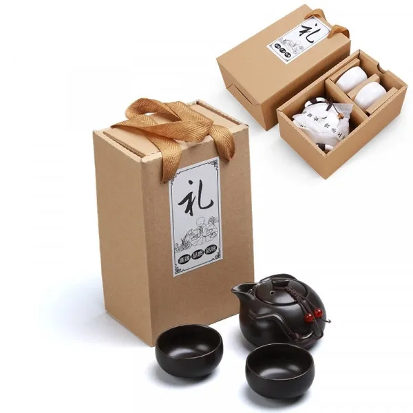 Керамический чайный сервиз 3 1 Пингвин Селадон Кунг фу Чайный горшок 2 чашки