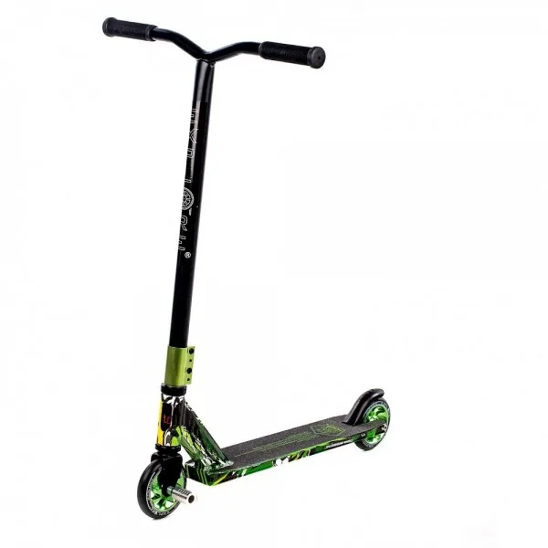 Самокат Explore Flubber Super HIC WT черно-зеленый | Спорт и развлечения