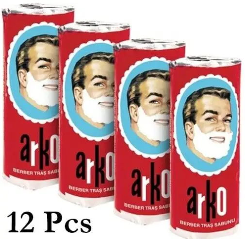 ARKO Мыло для бритья stick Парикмахерская крем пены мусс Безопасная бритва белые