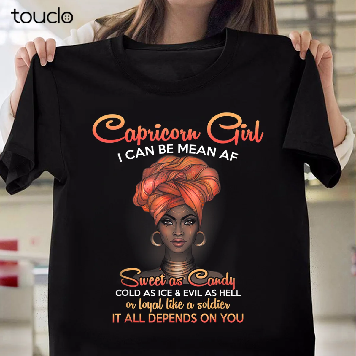 

Футболка унисекс с Козерогом королевой I Can Be Mean January Gift для девочек на день рождения
