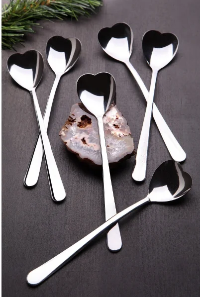 

Heart Shaped Six Units İce Cream Spoon