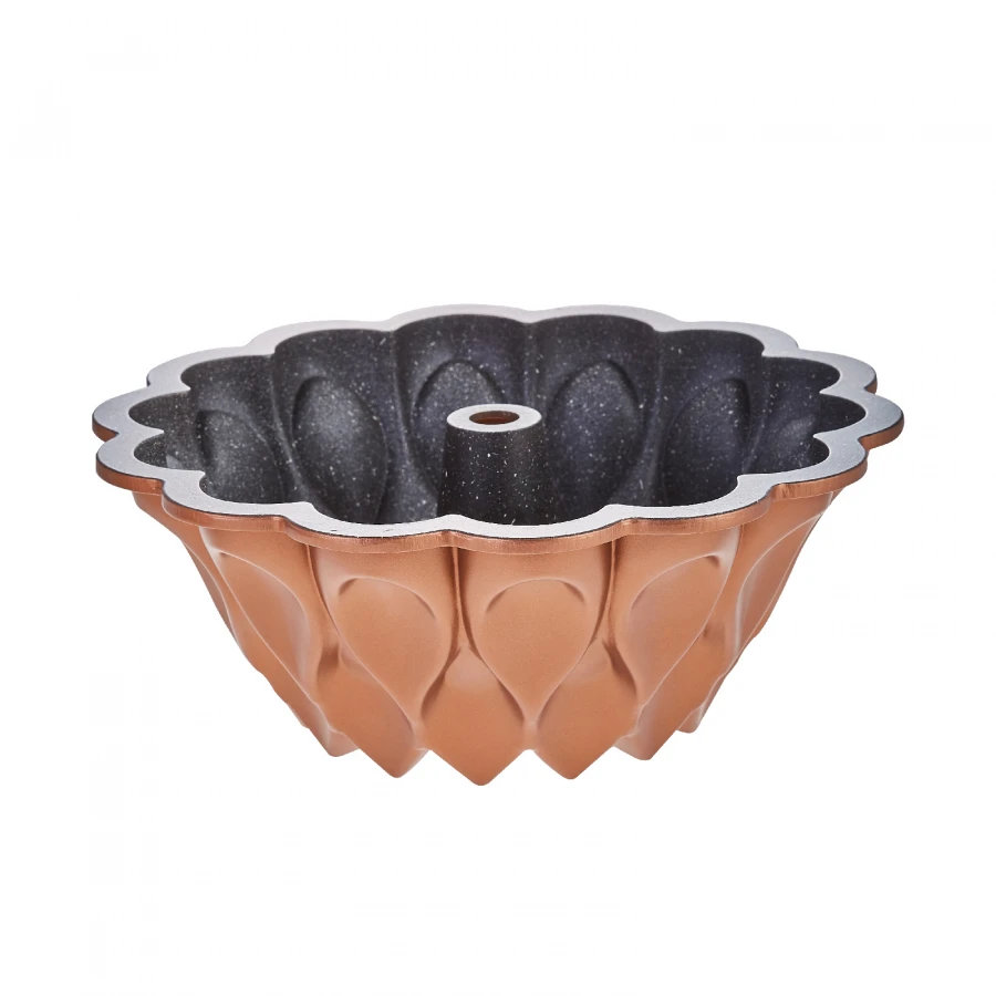 

Emsan 25cm Aluminum Casting - Granite Plated Gold Pink Cake Mold