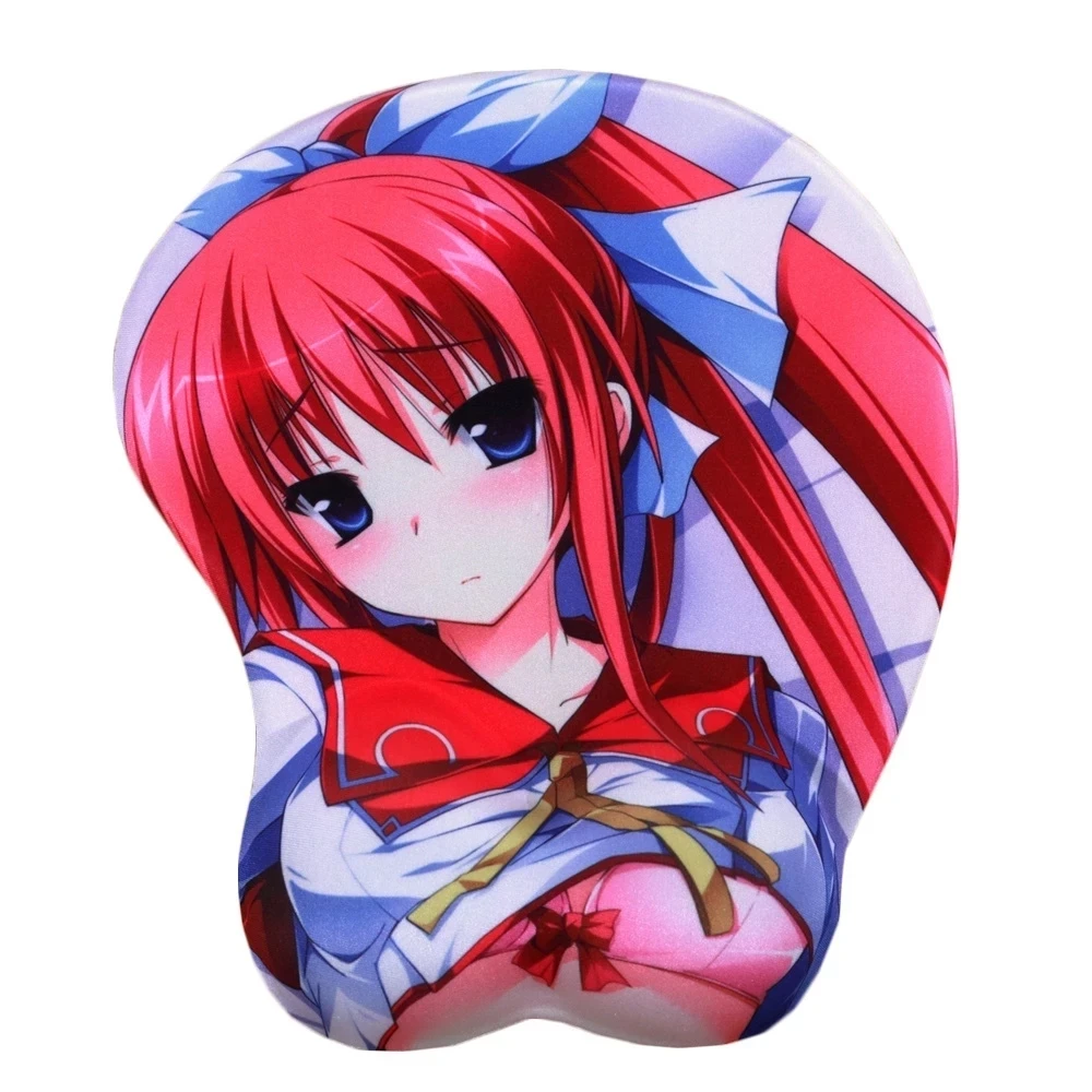 

Winnie Japan Anime Women 3D Mouse Pad Mat Wrist Rest Gaming Silicon Mousepad for Laptop Notebook PC