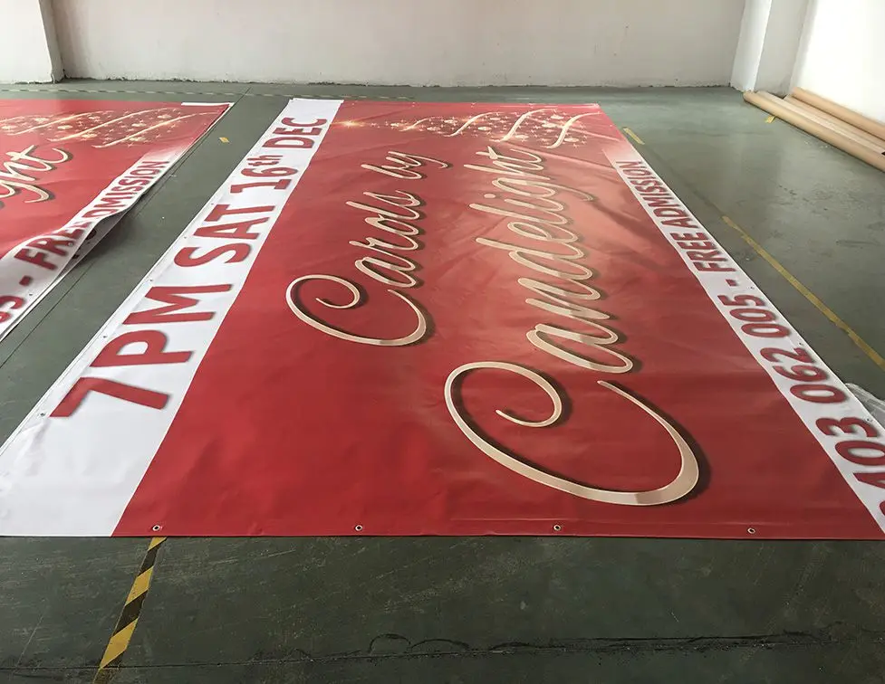 Виниловый гибкий баннер для наружной рекламы на заказ | Флаги