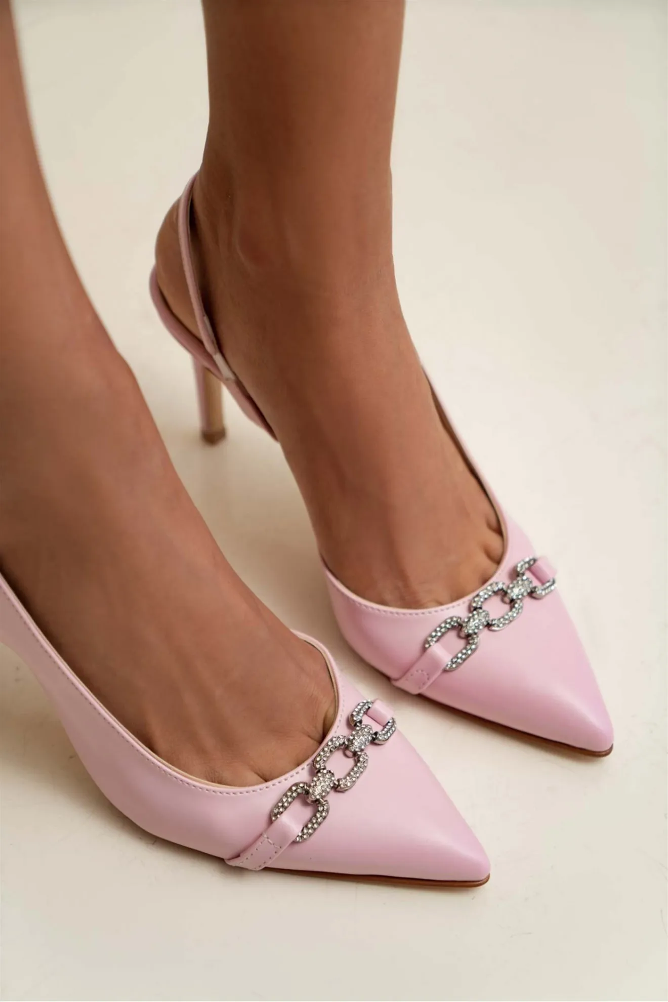 

Matte Back Open Toe Women's Heeled Shoes Sandals Slingbacks Colorful Designer Buckle Detail Good Quality Platform Luxury 2021 fo