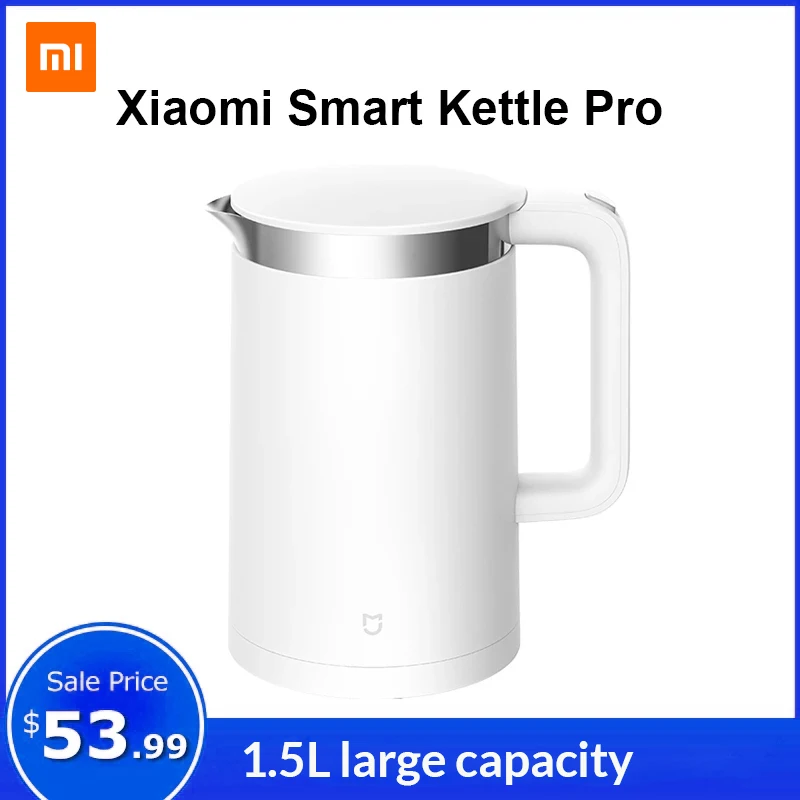 Электрический чайник Xiaomi Mijia Pro умный термостат из нержавеющей стали контроль