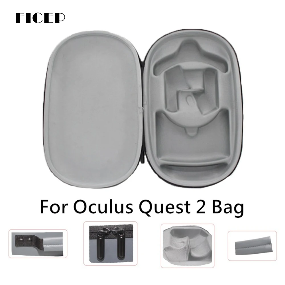For Oculus Quest 2 VR Gaming Headset Travel Carrying Case Hard EVA Protective Bag For Oculus Quest2 VR Accessories Storage Box